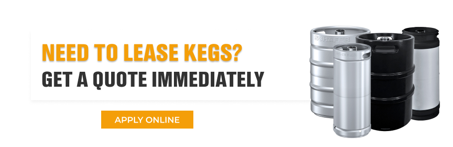 Lease kegs from a beer keg supplier